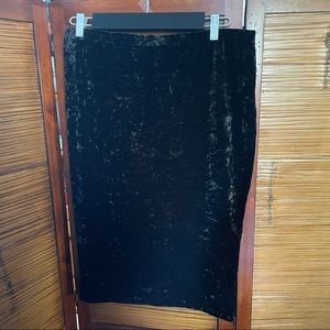 Vince Camuto Rayna Velvet Skirt
